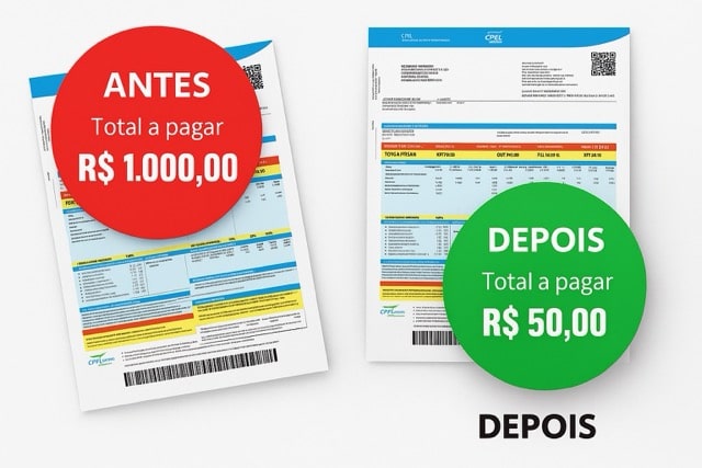 Telhado residencial coberto por painéis solares fotovoltaicos da Solar Americana sob um céu claro.