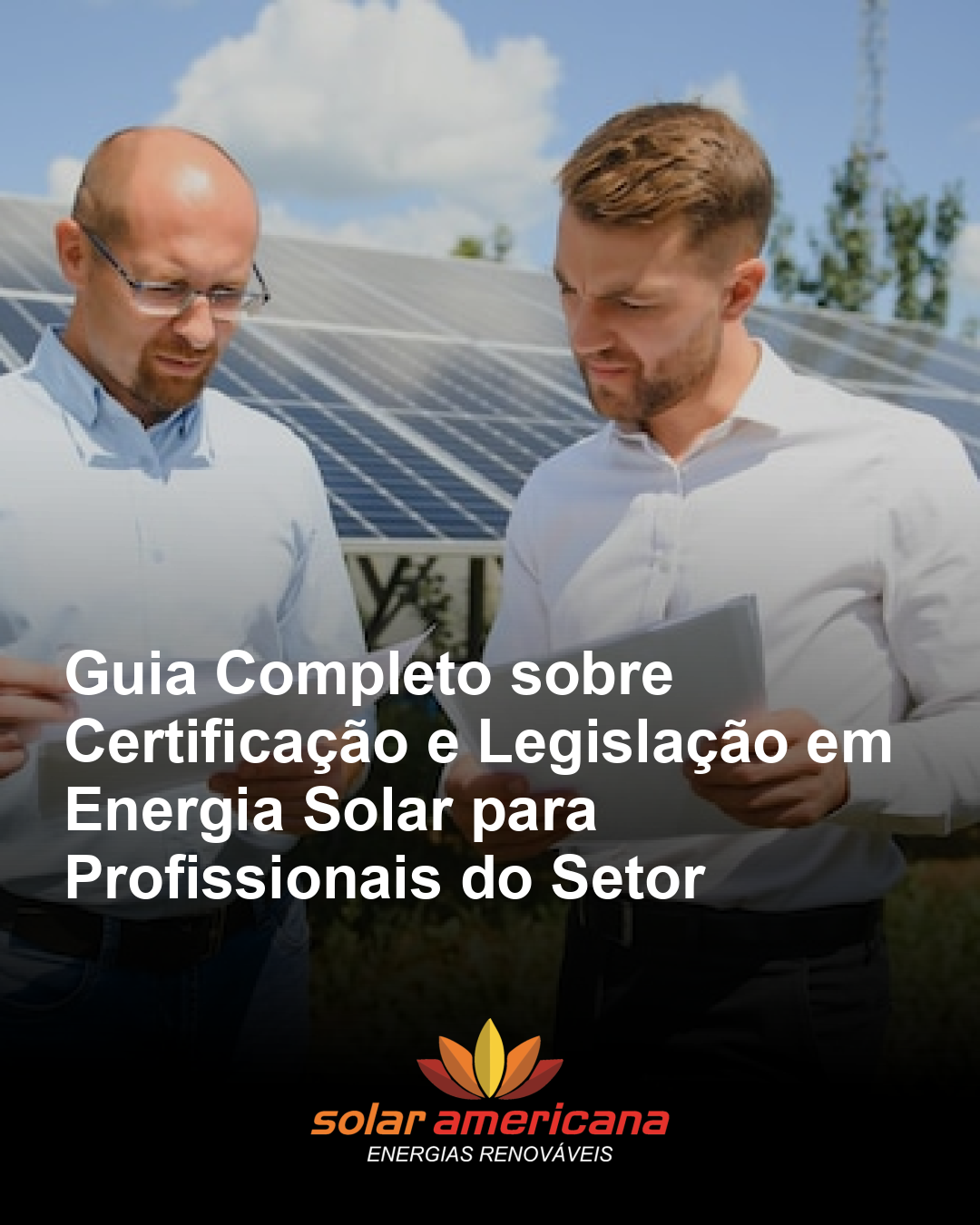 Telhado residencial coberto por painéis solares fotovoltaicos da Solar Americana sob um céu claro.