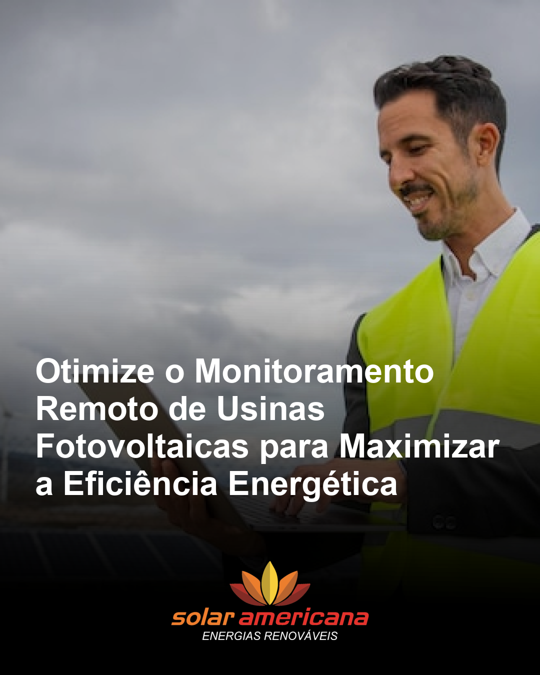 Telhado residencial coberto por painéis solares fotovoltaicos da Solar Americana sob um céu claro.
